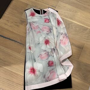 Ted Baker Black and Pink Dress